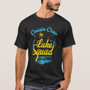 T-shirt Cousin Crew Lake Squad Famille Vacances Lake Trip