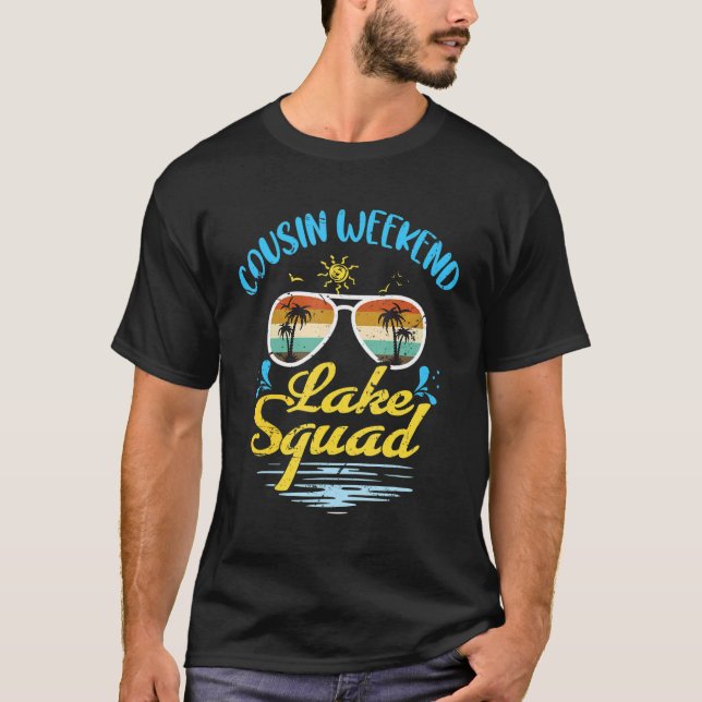 T-shirt Cousin Crew Lake Squad  Family Camping Vacation (Devant)