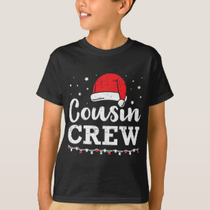T-shirt Cousin Crew Père Noël Red Plaid Xmas Funny Noël P