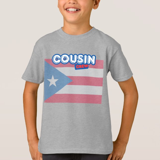 T-shirt Cousin Crew Porto Rico (Devant)