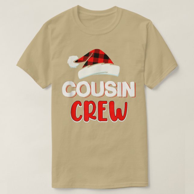T-shirt Cousin Crew Santa Family Matching Christmas Pajama (Design devant)
