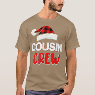 T-shirt Cousin Crew Santa Family Matching Christmas Pajama