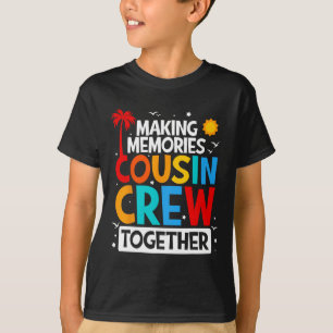 T-shirt Cousin Crew Summer Vacances Plage Voyages en famil