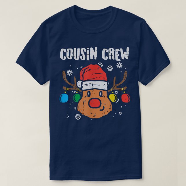 T-shirt Cousin Crew Xmas PJs Correspondant Pajamas De Noël (Design devant)