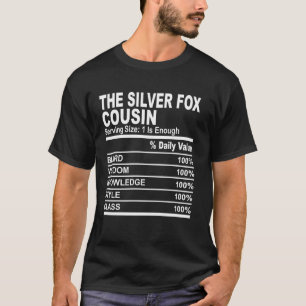 T-shirt Cousin d'argent renard faits nutritionnels cousins