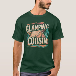 T-shirt Cousin de glamping été Désert Cousin de glamping C