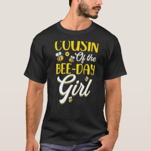 T-shirt Cousin de la fille de la journée de l'abeille tenu