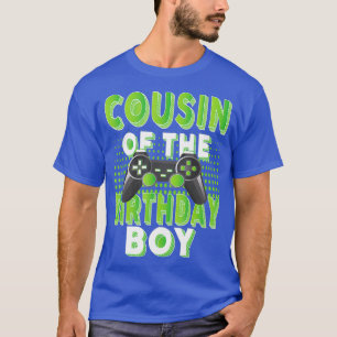T-shirt Cousin De L'Anniversaire Boy Gamer Anniversaire Pa