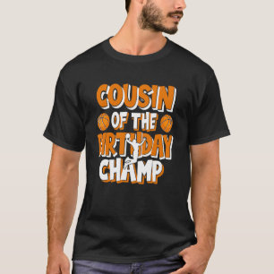 T-shirt Cousin De L'Anniversaire Champ Boys Basketball Par