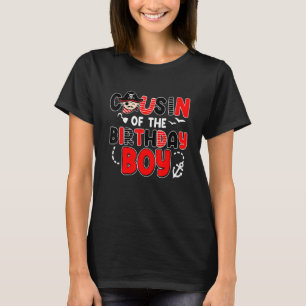 T-shirt Cousin De L'Anniversaire Garçon Pirate Fille Enfan