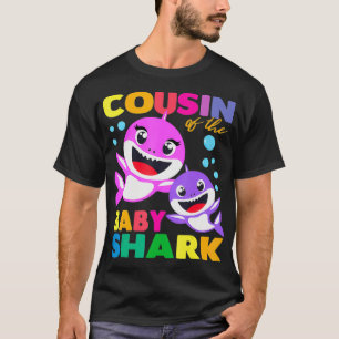 T-shirt Cousin Du Bébé Requin Anniversaire Cousin Requin _