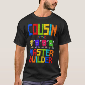 T-shirt Cousin du Maître Constructeur Anniversaire Boy Gir