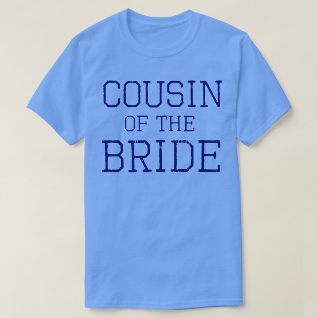 T-shirt Cousin du Mariage de Coordination Mariage Mariée (Design devant)