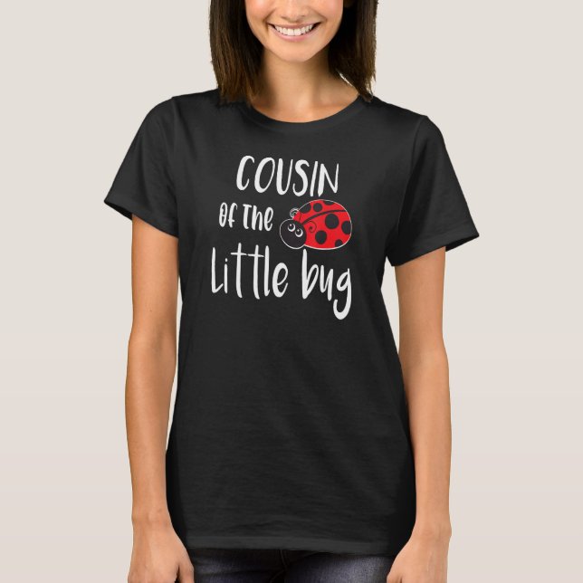 T-shirt Cousin Du Petit Baby shower De Bug Cute Ladybug (Devant)