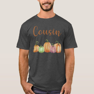 T-shirt Cousin du petit Citrouille Premier anniversaire Pu