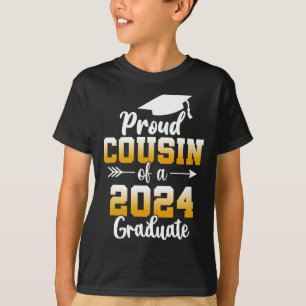 T-shirt Cousin D'Un Diplômé 2024 Cl De 2024 Graduation 1