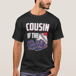 T-shirt Cousin Of Rookie 1 Ans Équipe 1er Anniversaire Bas