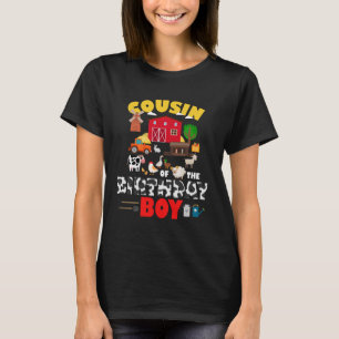 T-shirt Cousin Of The Birthday Boy Farm Animals Barnyard B
