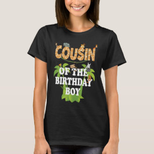 T-shirt Cousin Of The Birthday Boy Zoo Thème Animal Party