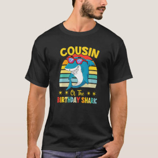 T-shirt Cousin Of The Shark Birthday Family Matching Birth