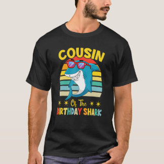 T-shirt Cousin Of The Shark Birthday Family Matching Birth