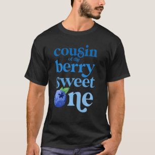 T-shirt Cousin Premier anniversaire Berry Sweet One Bluebe