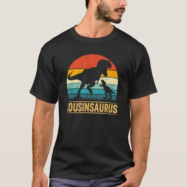 T-shirt Cousin Saurus Rex Dinosaur Cousinsaurus Correspond (Devant)