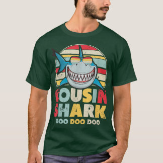 T-shirt Cousin Shark , Gift For Cousin 