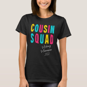 T-shirt Cousin Squad 2022 Crew Summer Vacation Cre