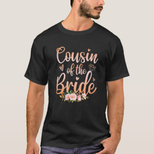 T-shirt Cousine de la mariée Fête de mariage Femmes