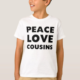 T-shirt Cousins d'amour de paix