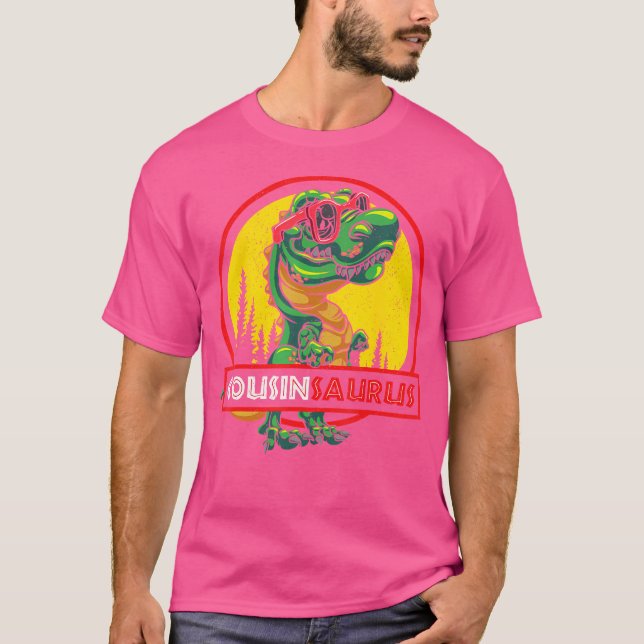 T-shirt Cousinsaurus Chemise T Rex Counsin Saurus Dinosaur (Devant)