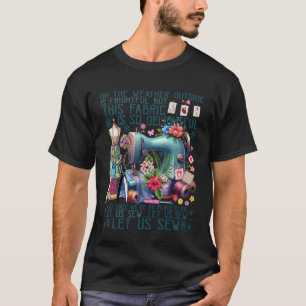 T-shirt Cousons Drôle De Couture De Patchwork Mignon Flora