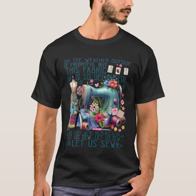 T-shirt Cousons Drôle De Couture De Patchwork Mignon Flora (Devant)