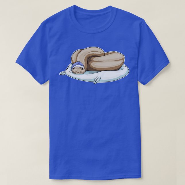 T-shirt Coussin couché de serpent (Design devant)