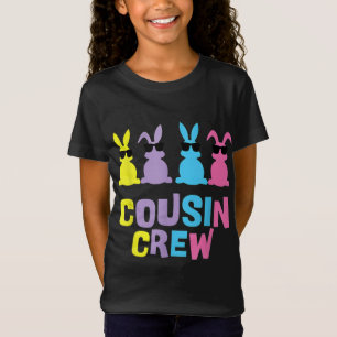 T-Shirt Coussin Crew Lapins de Pâques Lapins colorés