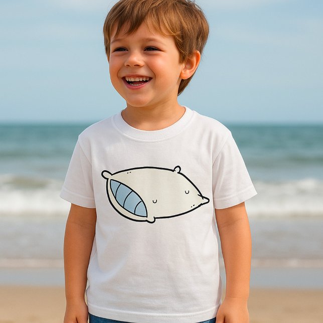 T-shirt Coussin de dessin animé avec géant (Créateur téléchargé)