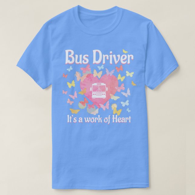 T-shirt Coussin du pilote de bus mou (Design devant)