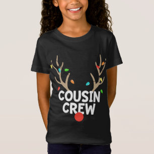 T-Shirt Coussin Écran de Noël Pyjama Reindeer Lumières Mat
