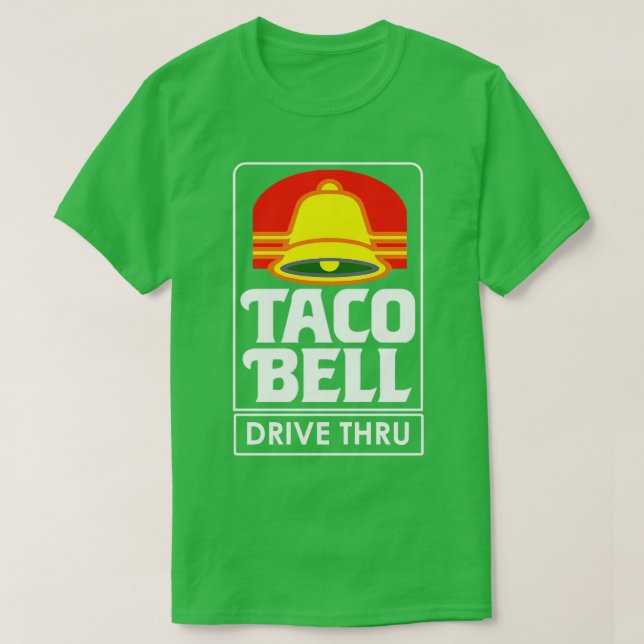 T-shirt Coussin Retro Taco Drive Thru (Design devant)