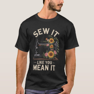 T-shirt Cousuez-le comme si vous le pensiez Drôle de coutu
