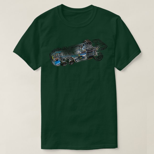 T-shirt Coutaway Tyrell P34 (Design devant)