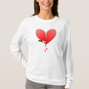 T-shirt Couteau dans le coeur