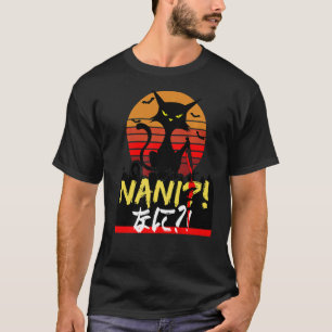 T-shirt Couteau de chat au coucher du soleil avec quoi Nan