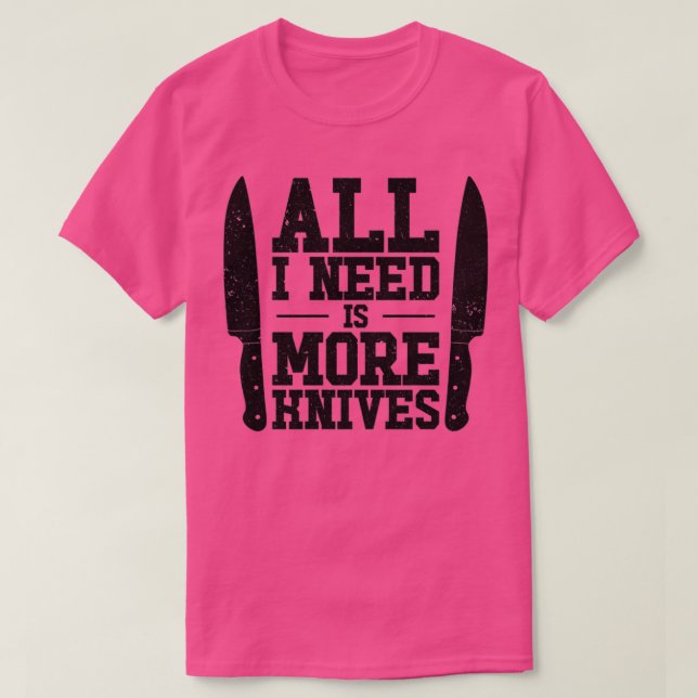 T-shirt Couteau De Couteau Fabriquant De Bladesmith Coutea (Design devant)