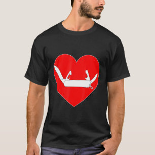 T-shirt Couteau De L'Armée Suisse Randonnée Extérieure Cam