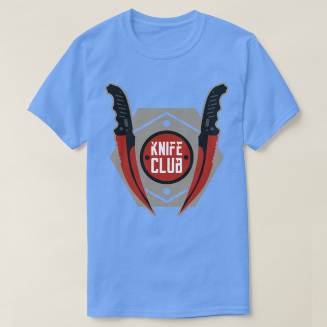 T-shirt Couteau de tourné du club de couteau CSGO (Design devant)