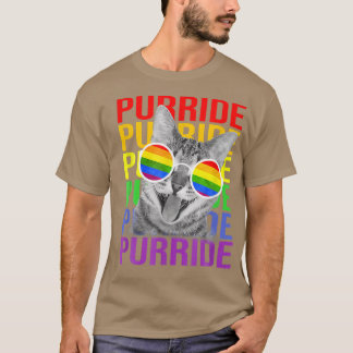 T-shirt Couteau Gay pride Arc-en-ciel Lunettes de soleil L