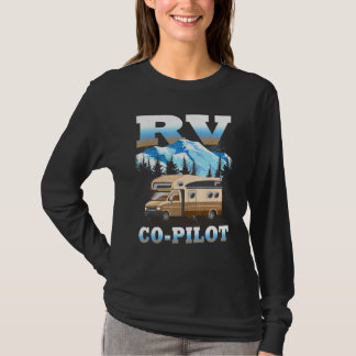 T-shirt Coutil de copilote de camping-car pour voyage vaca