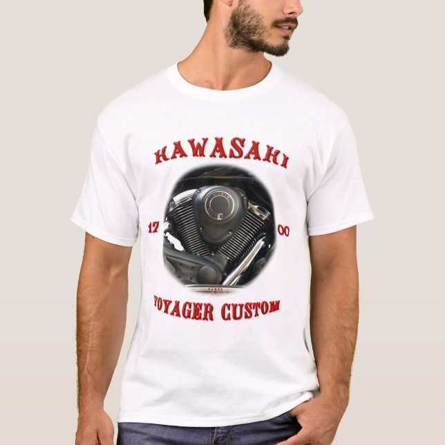 T-shirt Coutume 1700 de KawasakiVN Voyager (Devant)